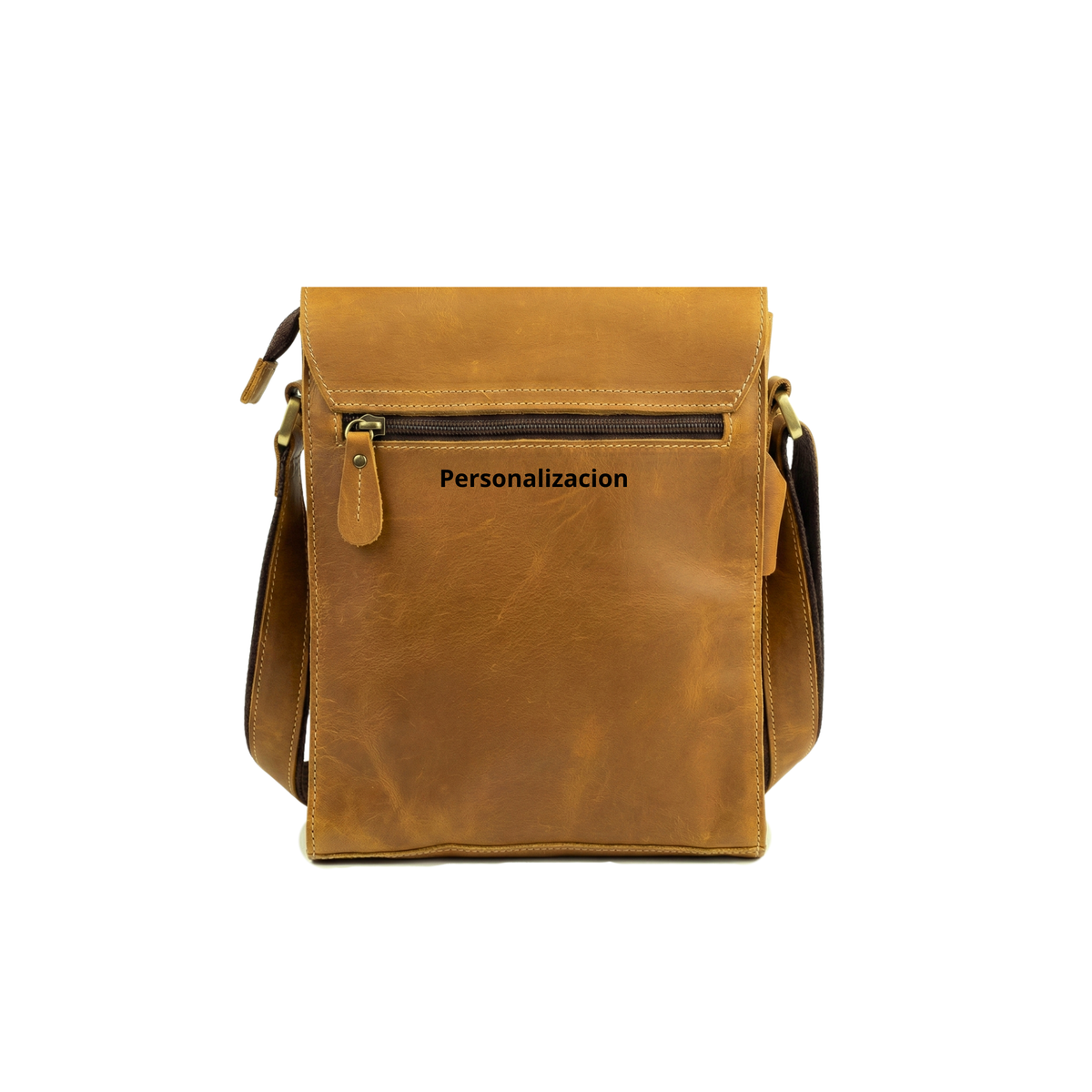 MORRAL CUERO GENUINO PARA HOMBRE PRAGA