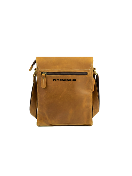 MORRAL CUERO GENUINO PARA HOMBRE PRAGA