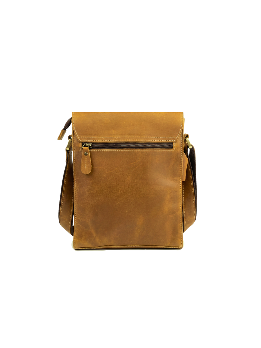 MORRAL CUERO GENUINO PARA HOMBRE PRAGA