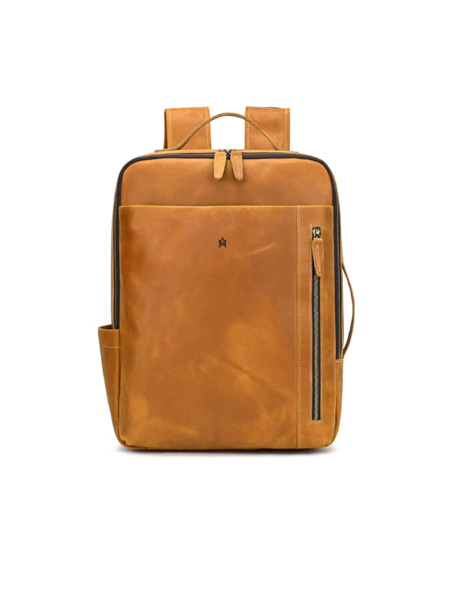 MOCHILA DE CUERO GENUINO PREMIUM STIRLING