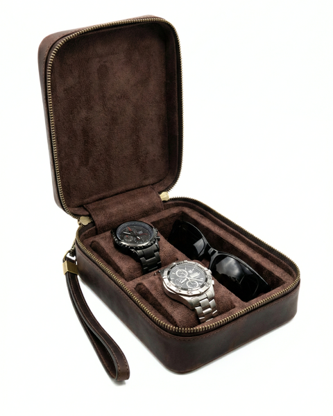 ESTUCHE PARA VIAJE DE CUERO KEEPER