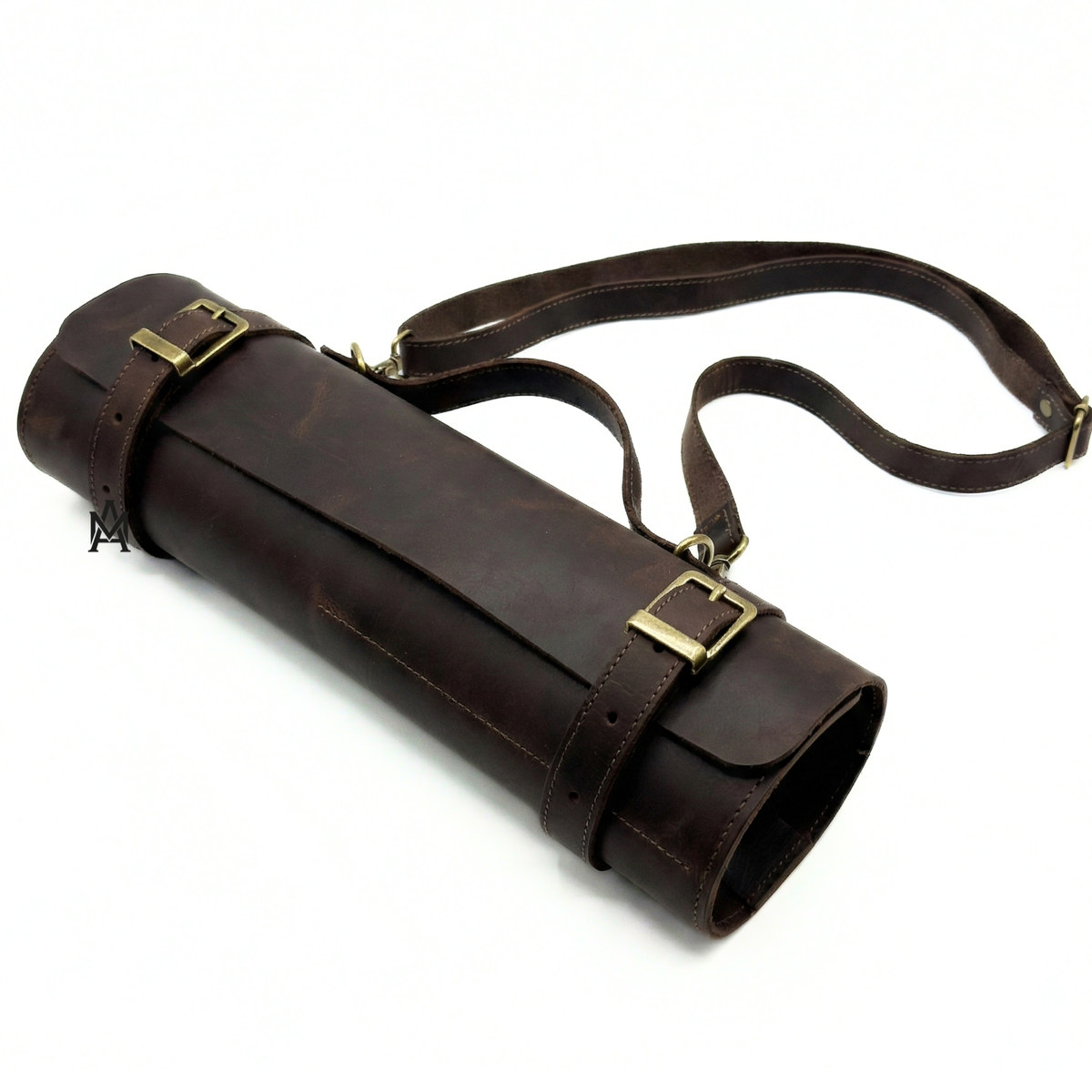 PORTA CUCHILLOS PARRILLEROS DE CUERO FULL GRAIN PREMIUM