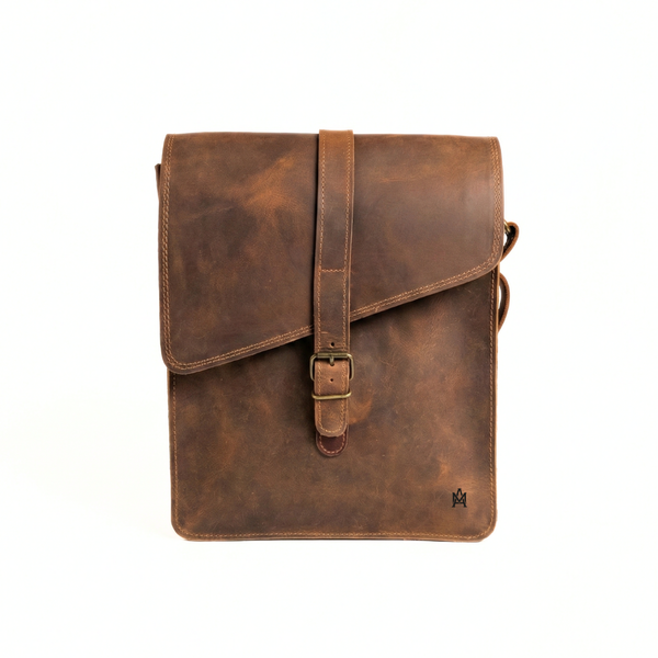 MORRAL DE CUERO GENUINO NYC