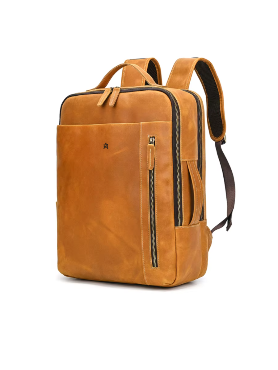 MOCHILA DE CUERO GENUINO PREMIUM STIRLING