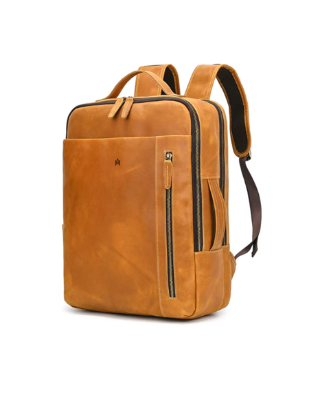 MOCHILA DE CUERO GENUINO PREMIUM STIRLING