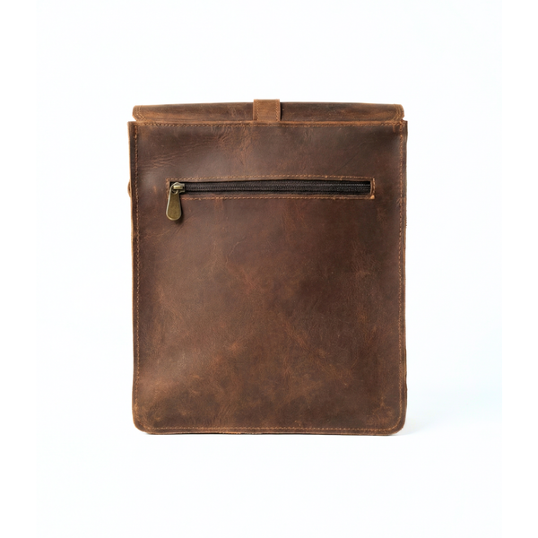 MORRAL DE CUERO GENUINO NYC