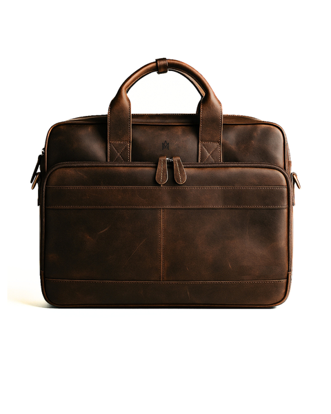 MALETÍN DE CUERO GENUINO HOMBRE OXFORD