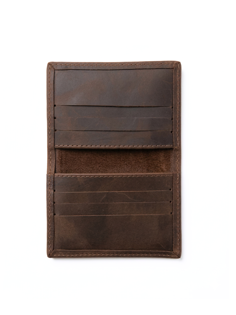 TARJETERO CUERO CLÁSICO ARTESANAL