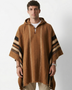 PONCHO DE LANA ALPACA RUSTICO CAFE