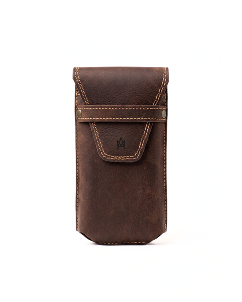 PORTA CELULAR DE CUERO GENUINO RANGER CAFE