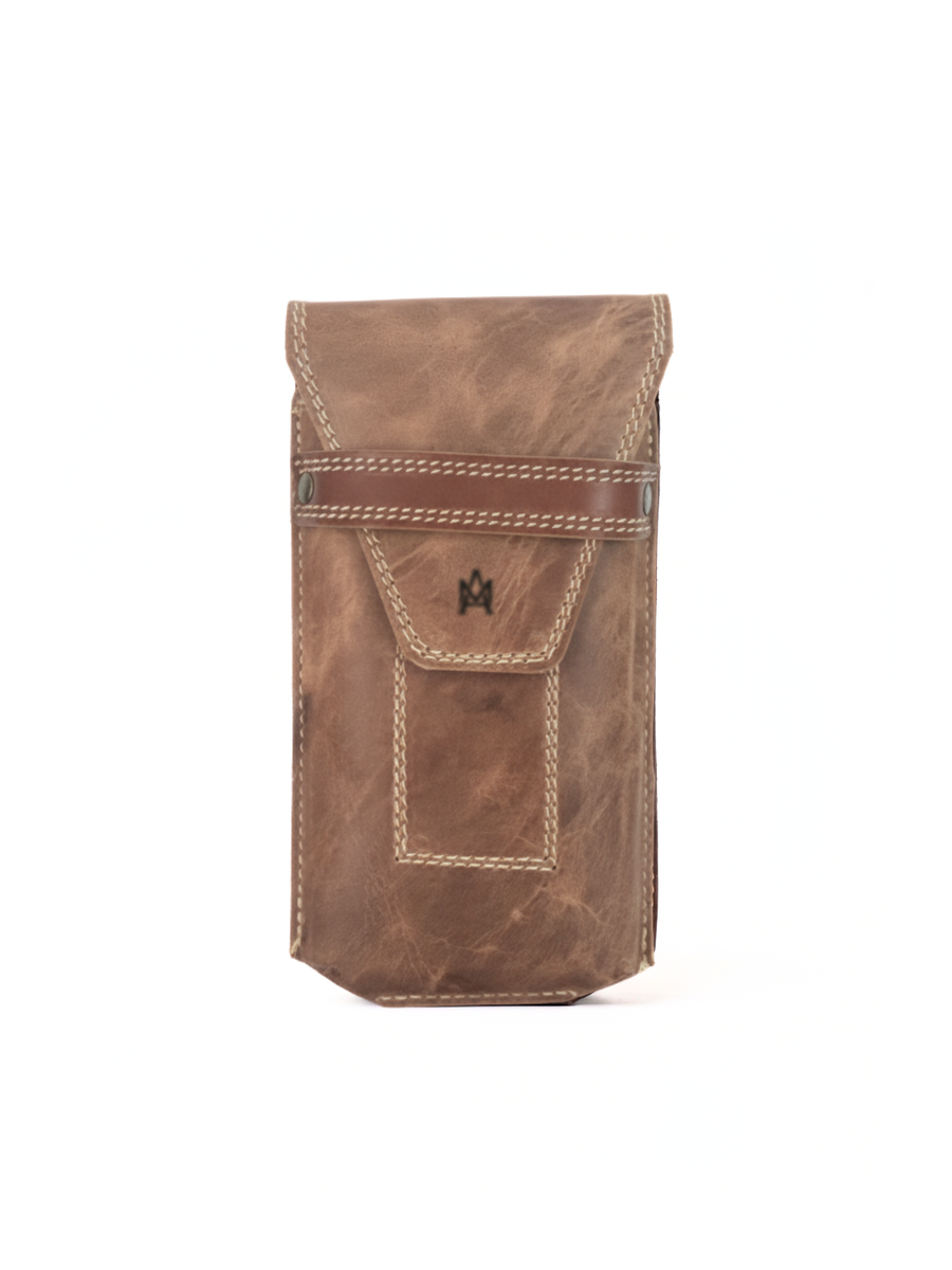 PORTA CELULAR DE CUERO GENUINO RANGER BEIGE