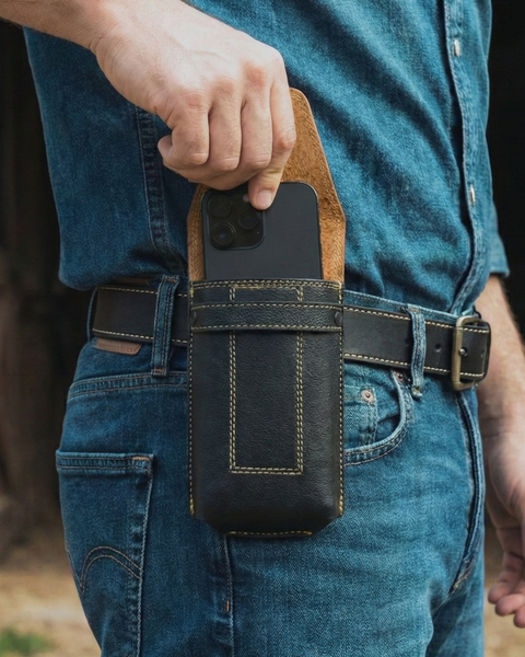 PORTA CELULAR DE CUERO GENUINO RANGER