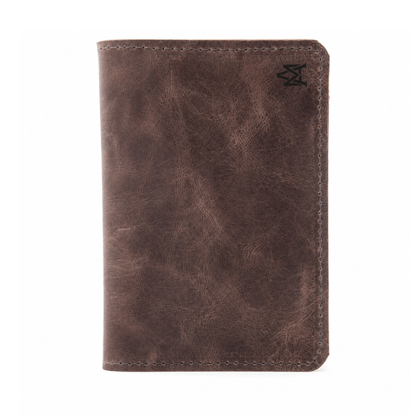 PORTA PASAPORTE CUERO CLASS BROWN