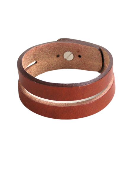 PULSERAS DE CUERO HOMBRE TITAN