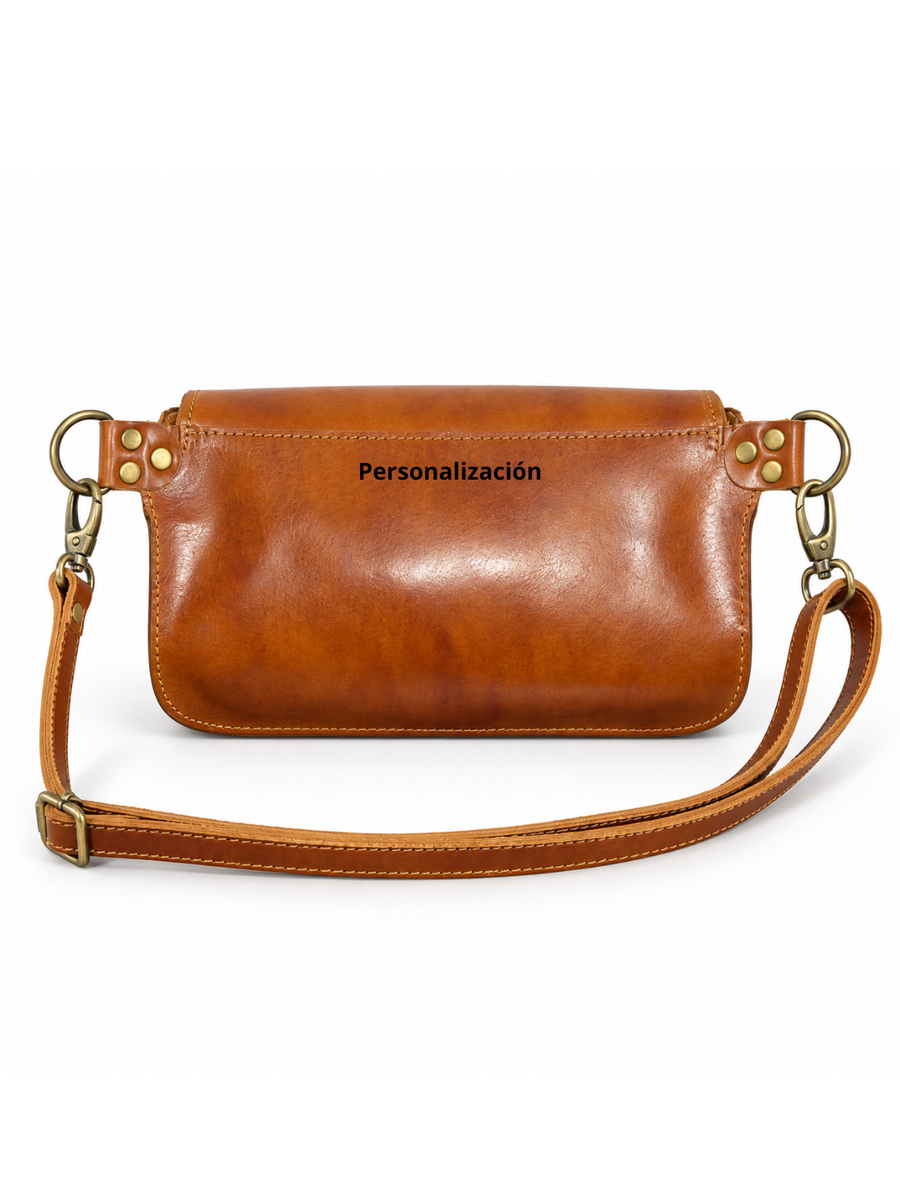 BANANO DE CUERO HOMBRE IRISH CARAMEL