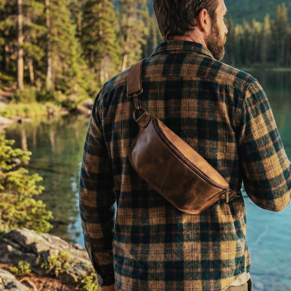 BANANO DE CUERO HOMBRE IRISH