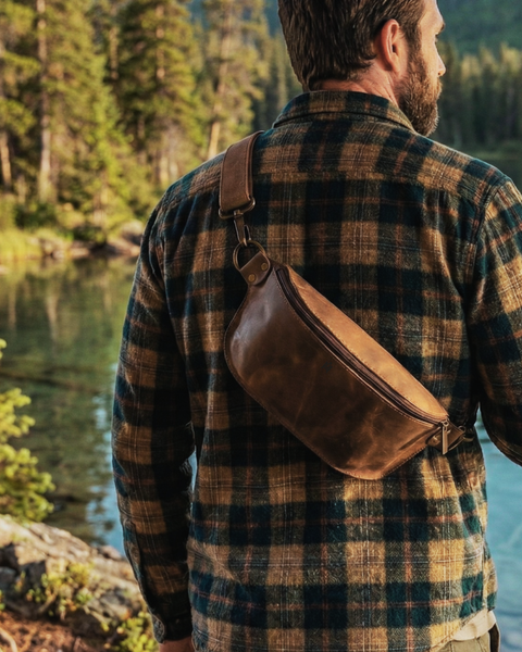 BANANO DE CUERO HOMBRE IRISH