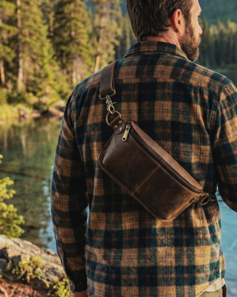 BANANO DE CUERO HOMBRE IRISH