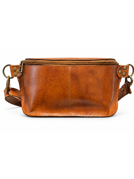 BANANO DE CUERO HOMBRE IRISH CARAMEL