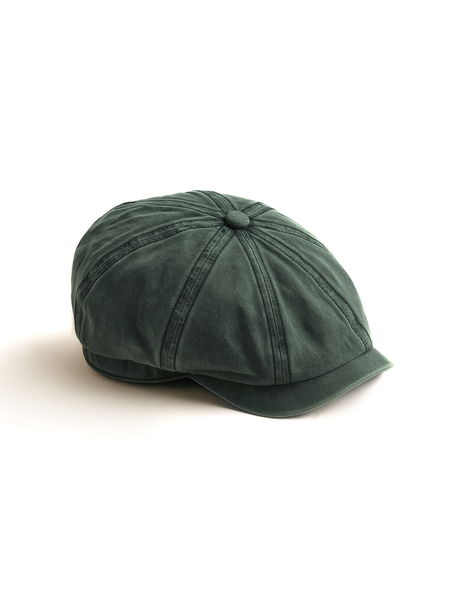 BOINA VINTAGE SHELBY DE ALGODÓN DARK GREEN