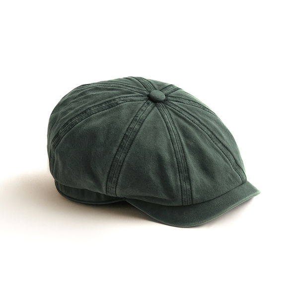 BOINA VINTAGE SHELBY DE ALGODÓN DARK GREEN