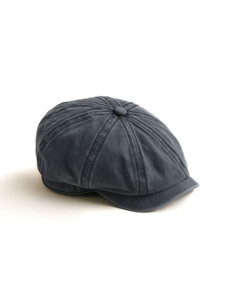 BOINA VINTAGE SHELBY DE ALGODÓN DARK GREY