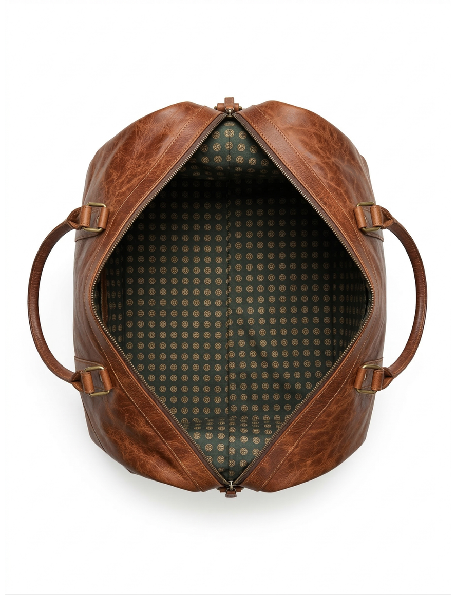 BOLSO DE VIAJE DE CUERO PARA HOMBRES JOURNEY