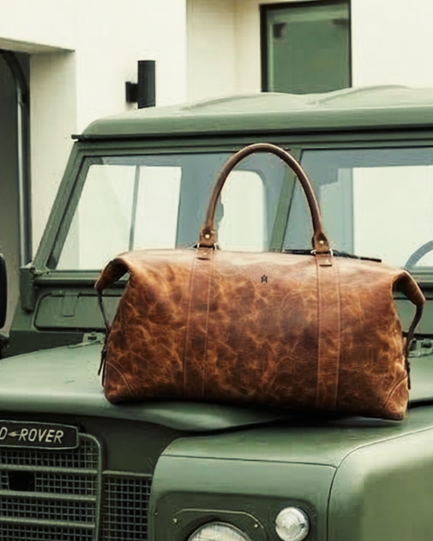 BOLSO DE VIAJE DE CUERO PARA HOMBRES JOURNEY