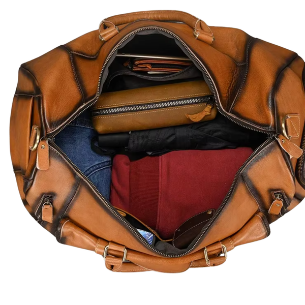 BOLSO DE VIAJE CUERO MILANO