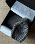 BOX BUFANDA LANA ALPACA GRIS MARENGO + GORRO LANA GRIS MARENGO