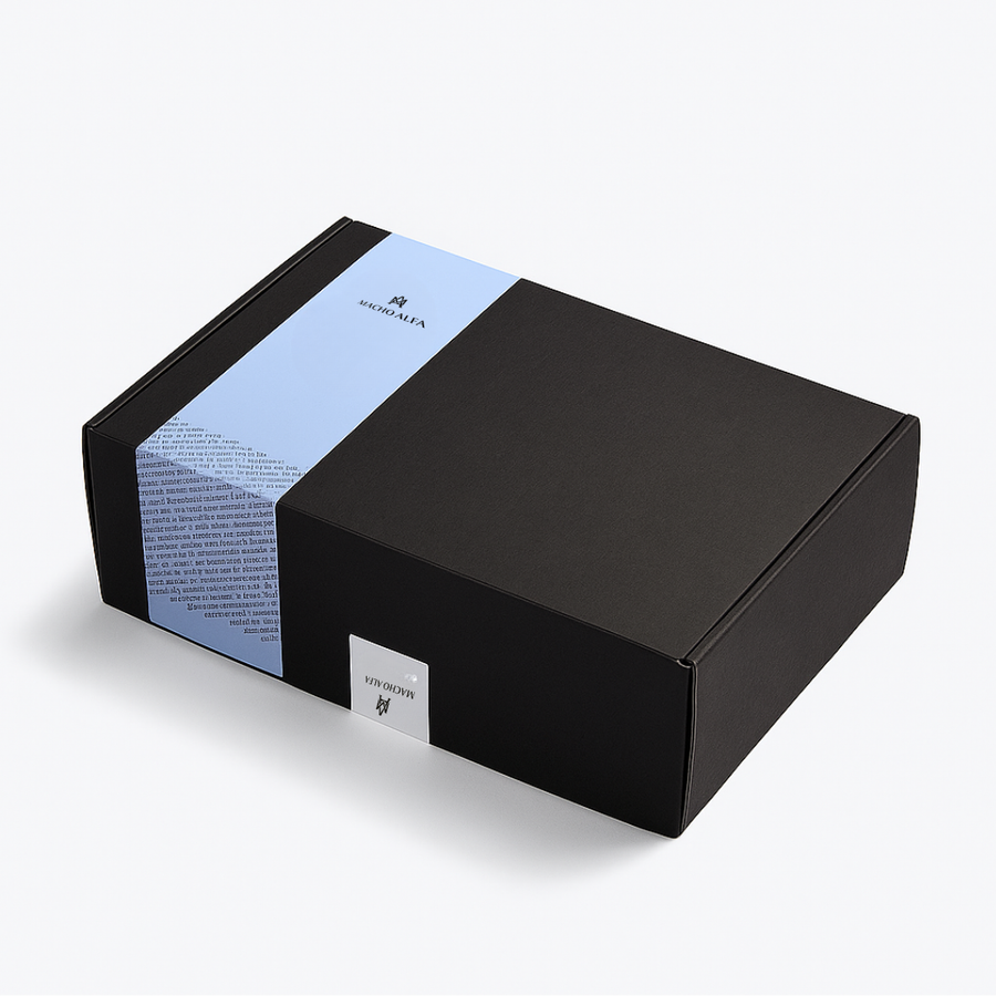 BOX DE REGALO BANANO CLASICO + BILLETERA URBAN + PORTAPASAPORTE