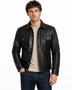 CHAQUETA DE CUERO CRAIG NEGRA