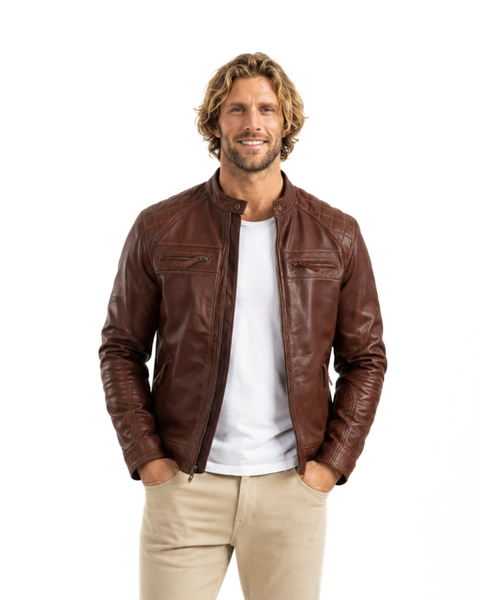 CHAQUETA DE CUERO KEANU