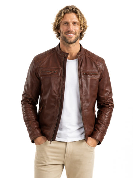 CHAQUETA DE CUERO KEANU