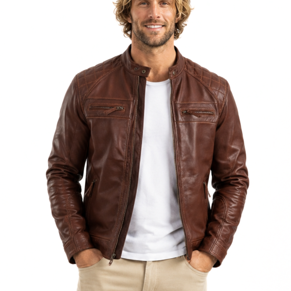 CHAQUETA DE CUERO KEANU