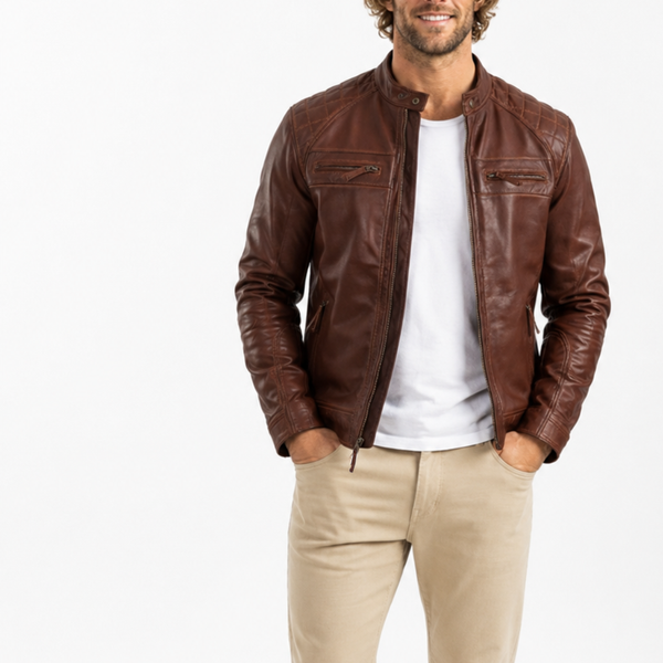 CHAQUETA DE CUERO KEANU