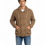 CHAQUETÓN HOMBRE DE ALPACA CORTO TAUPE