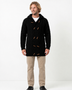 CHAQUETÓN LARGO DE LANA ALPACA NEGRO