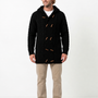 CHAQUETÓN LARGO DE LANA ALPACA NEGRO