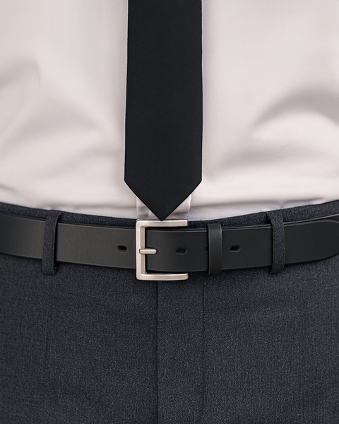 CINTURONES DE CUERO NEGRO SBELT