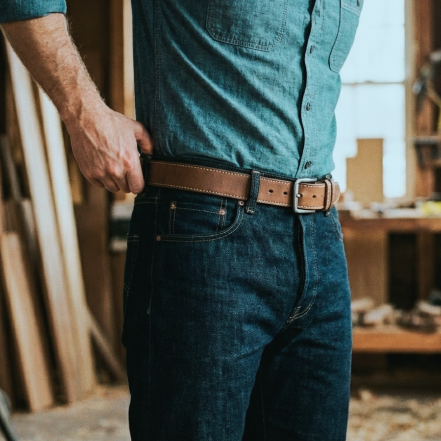 PACK DE REGALO NECESER ELEGANCE + CINTURON SPORT + BILLETERA DE CUERO EDGE