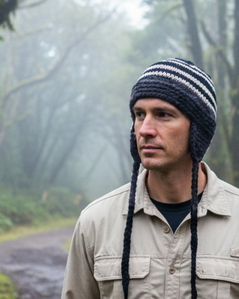 GORROS DE LANA CON OREJAS OREJÓN