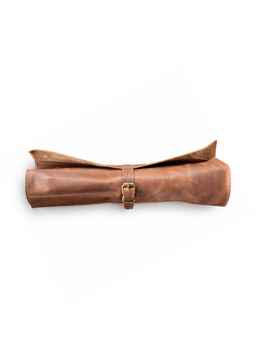 SET PARRIILLERO CON ESTUCHE DE CUERO