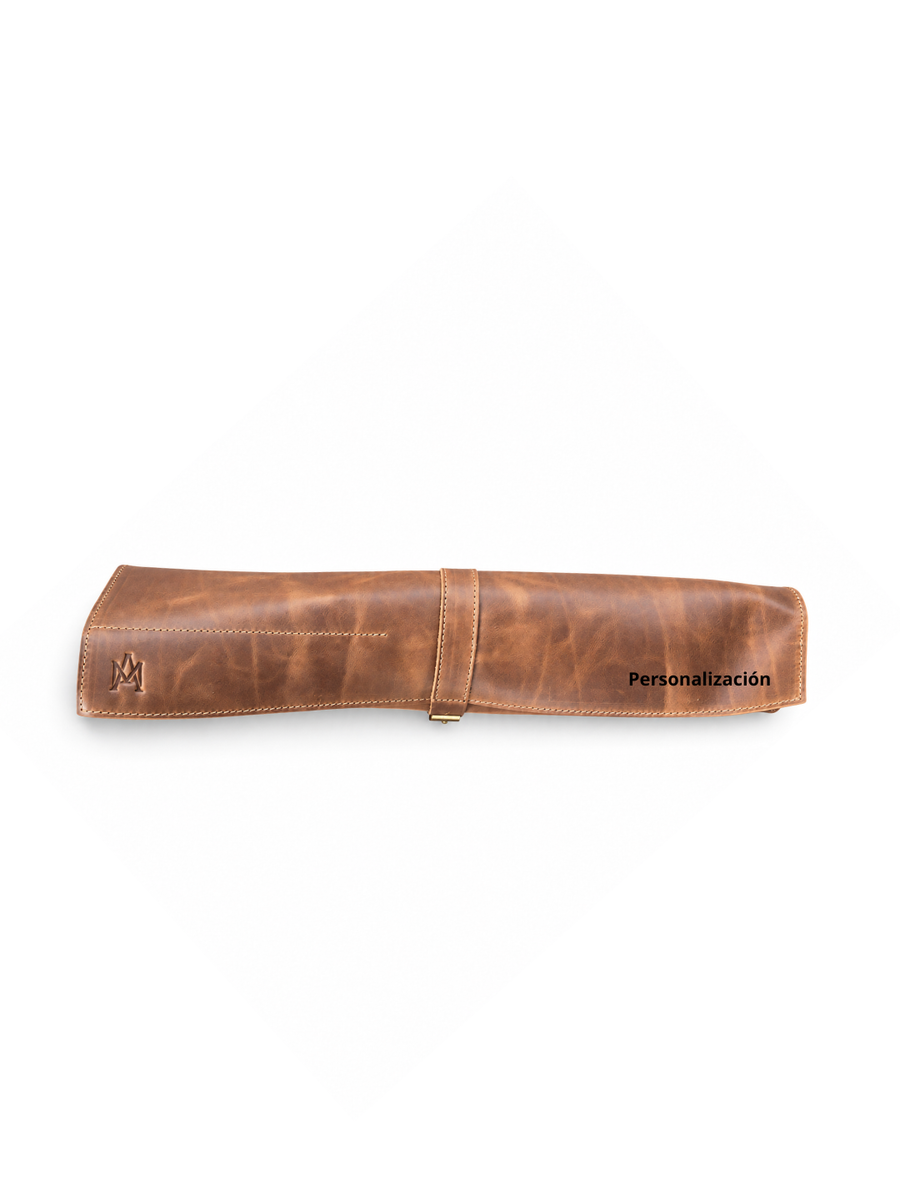SET PARRIILLERO CON ESTUCHE DE CUERO