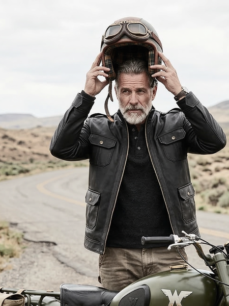 CHAQUETA DE CUERO JAMES