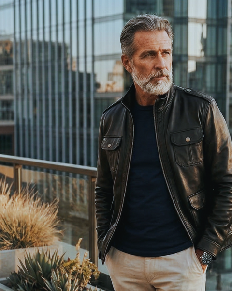 CHAQUETA DE CUERO JAMES