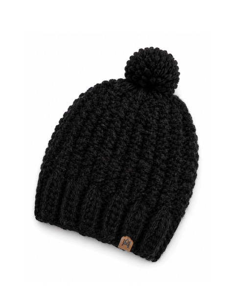 GORRO LANA HOMBRE QUELLÓN NEGRO