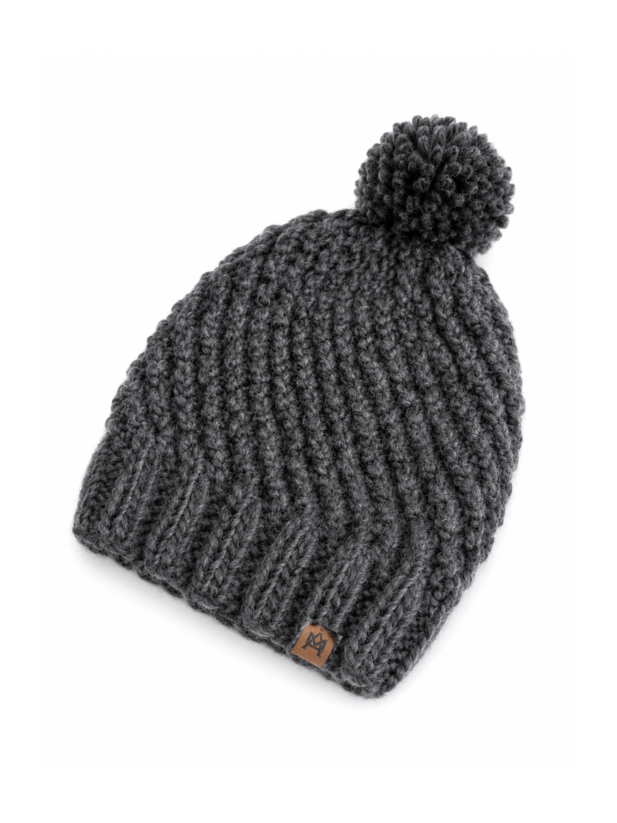 GORRO LANA HOMBRE QUELLÓN GRIS MARENGO