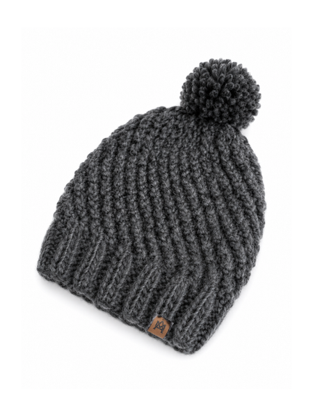 GORRO LANA HOMBRE QUELLÓN GRIS MARENGO