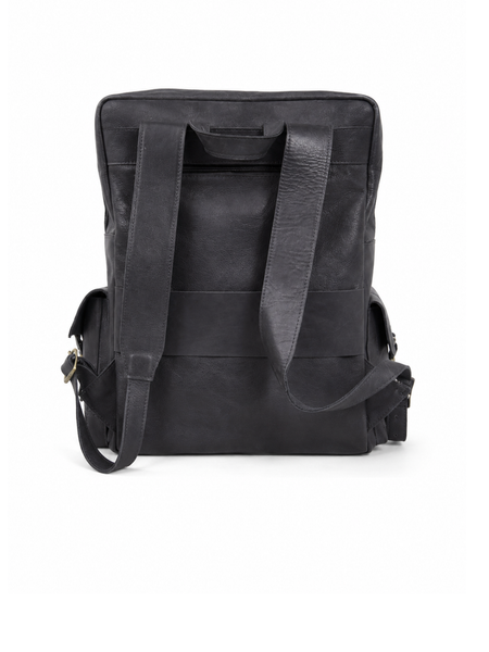 MOCHILA DE CUERO PREMIUM EXPEDITION BLACK